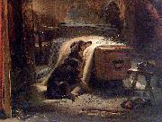 Landseer, Edwin Henry The Old Shepherd's Chief Mourner Sweden oil painting artist